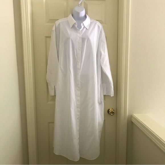 H&M Tops Hm Oversized White Shirt Size Xl Poshmark